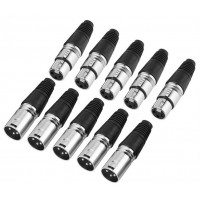 XLR Konektor Stage On SX 010-009 set od 10 komada (ženski+muški)